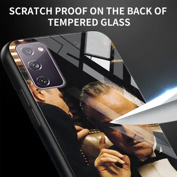 Kaljeno Steklo Ohišje Za Samsung Galaxy S20 FE S21Ultra S10 Mobilni Telefon Kritje S9Plus Opomba 20 10Lite 9 Funda Film Boter Slike 2