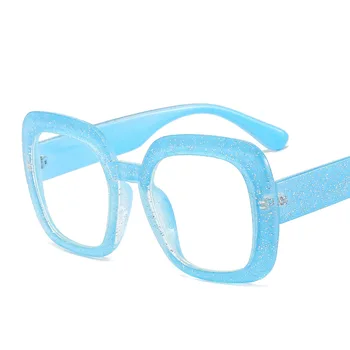 Klasično Optično Okvir, ki Niso Anti-modri Kvadrat Očala Ženske Modni Jasne Ravni Očala Okvirji Retro Jasno Kratkovidnost Okvir Lady Slike 2