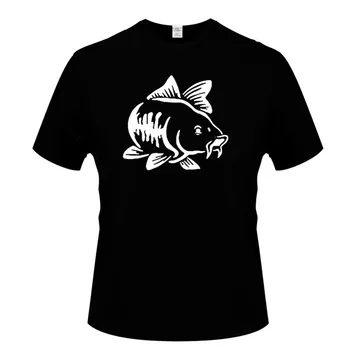 Krap Ribe T-shirt Fishings Uničil Moje Življenje 2019 Poletje Cool moška T-shirt Kratek Rokav Priložnostne Bombaž Tees Vrhovi
