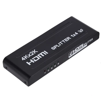 LccKaa 4K Full HD 1080P HDMI Splitter 1 V 4 Out HDMI Splitter 1x4 HDMI Signala Ojačevalnika Več Zaslona za HDTV DVD PS4 Xbox Slike 2