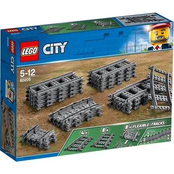LEGO City Železniške proge otroške Igrače, Prilagodljive Tirnice (20 Kosov) 60205 Slike 2