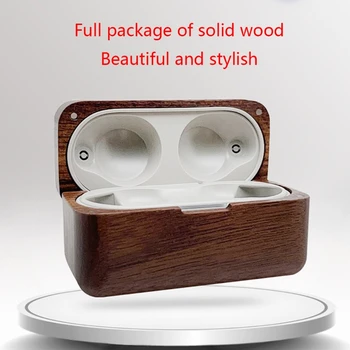 Lesene Zaščitni Pokrov Lupini Anti-padec Slušalke Primeru Združljiv Za Sony WF-1000XM4 Brezžični Čepkov