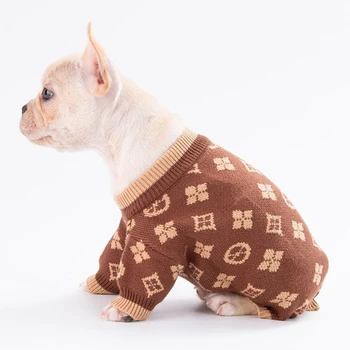 Luksuzni Novo Pes Pulover, velika Elastičnost, francoski Buldog, blagovna Znamka Oblikovalca Pet Oblačila Chihuahua Pes Plašč Slike 2
