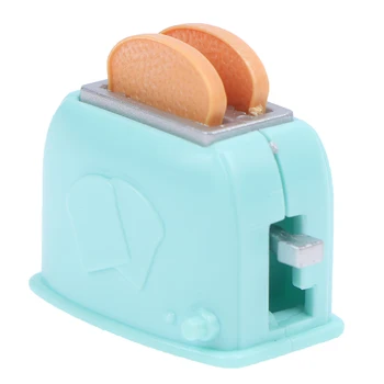 Lutke Simulacije Mini Opekač Za Kruh Miniaturne Igrače Model Kuhinja Scene Dekoracijo
