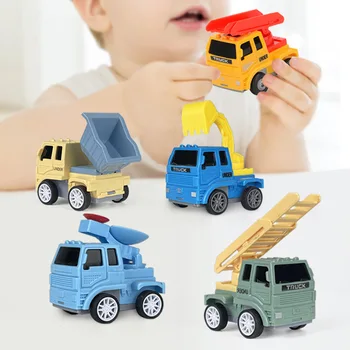Mala Gradbena Vozila Igrača Nastavite, otroški Mini Bagri, Dump Truck, Mešalnik Tovornjak, Igrače, Avto, Izobraževalne Igrače za Otroke