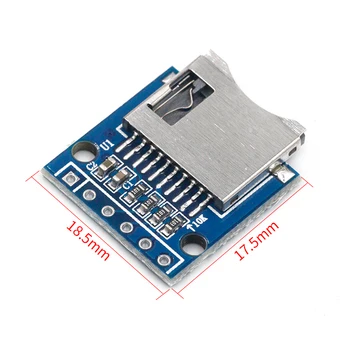 Micro SD za Shranjevanje Širitev Odbor Mini Micro SD TF kartice Sim Ščit Modul Z Zatiči za Arduino ROKO AVR Slike 2