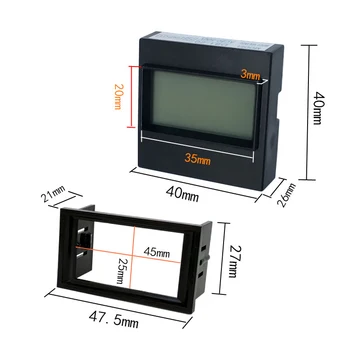 Mini AC80-300V NAPAJALNIK digitalni prikaz voltmeter AC0-500V regulator napetosti z LCD zaslonom merilni instrument