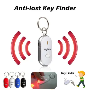 Mini Piščalka Anti Izgubil Zakleniti Odkritelj Brezžično Smart Utripa Beeping Oddaljenega Izgubljenega Keyfinder Lokator obesek za ključe Z LED Svetilko Slike 2
