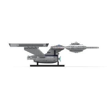 Moc Star Treked Podjetja-A NCC Buliding Blok Vojaško Orožje vesoljsko Ladjo Veliko Skupščino Model Igrače za Fante Blok Montaža