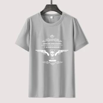 Moški Shelby Company Limited Zgleduje po Peaky Blinders Natisnjeni T-Majice Limitied Edition unisex blagovno Znamko T-shirt Slike 2