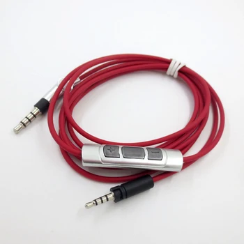 Nadgradili Zamenjava Avdio Kabel za Sennheiser Zagon 1.0 2.0 Slušalke Slušalke Vrvice z Mikrofonom za IPhone, Samsung Xiaomi Slike 2