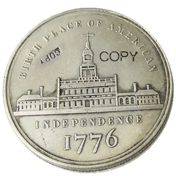 NAS 1776 Washington Glavo Srebro Dolar Kopija Kovanca