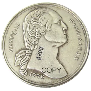 NAS 1776 Washington Glavo Srebro Dolar Kopija Kovanca Slike 2