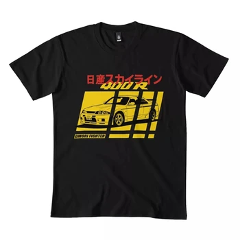 Nissan Skyline R33 400R Nismo Klasična T Shirt Majice za Moške, Ženske 2610DMN Črna