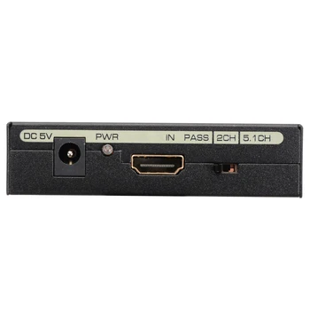 Novo 1080P HDMI (združljiv s HDMI-združljiv Optični SPDIF RCA Analogni Pretvornik Produkti z Visoko Kakovostjo Zvoka Extractor Adapter