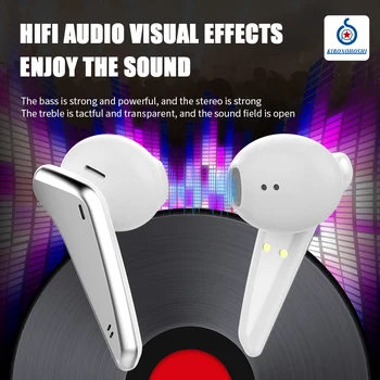 Novo Gaming Slušalke TWS Bluetooth Brezžične Slušalke Stere HIFI Touch Kontrole za Športne Slušalke