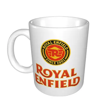 Novo Royal Enfield Logotip Black Toplejše Vrč Kavno Skodelico Kave Vrč Glas Kovinski Vrč