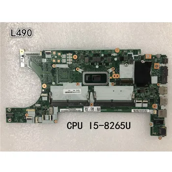 Original Prenosnik Lenovo ThinkPad L490/L590 Motherboard Mainboard NM-B931 PROCESOR I5-8265U FRU 02DM284