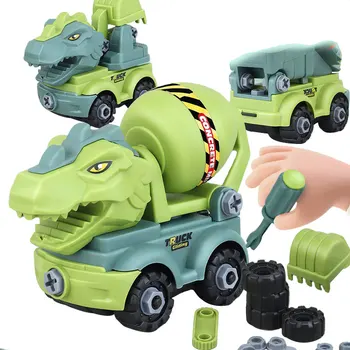 Otrok je Dinozaver Gradnje Igrača Set Inženiring Modela Avtomobila Razstavljanje, Sestavljanje Puzzle Igrače Otrok Kopač Darilo Za Fanta Dekle