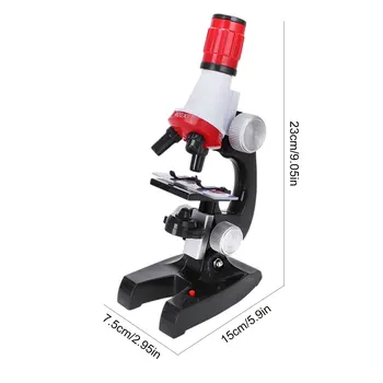 Otrok Mikroskopom 1200 Krat Set Znanstveni Eksperiment Pripomočkov za Poučevanje Znanosti Igrače za Otroke Biologije za Poučevanje Mikroskop