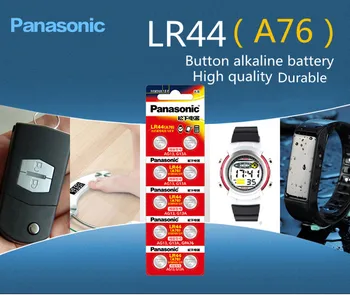 Panasonic 4pcs 1,5 V Gumb Celic Baterije lr44 Litijevo Baterije A76 AG13 G13A LR44 LR1154 357A SR44 Prvotne
