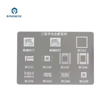 PHONEFIX Qualcomm Serije BGA Reballing Matrica Predlogo za iPad A96 MSM8917 za Samsung Huawei MSM8992 LG BGA Čipu IC, Popravilo