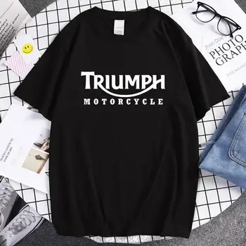 Poletje Moški/ženske Anime Harajuku Moda Hip Hop Prevelik T-shirt motorno kolo Triumph T-shirt Grafični Tees Kratek Rokav Vrhovi