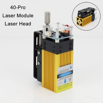 Professional Različica 40W modul laser laser glavo Z nastavljivo drsna skupine ultra-hitro graviranje iz nerjavečega jekla