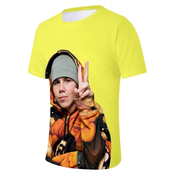 Rapper Fant Laroi 3D Tiskanih Majica s kratkimi rokavi Moški/Ženske Modni Harajuku Priložnostne Hip-hop-O-Neck Majica Kratek Rokav Slike 2