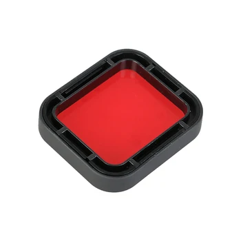 Rdeča Potapljanje Filter za Objektiv za Gopro Hero Black 5/6/7 Športne Kamere Vodotesno Ohišje Potopite pod vodo Filtri Zaščitnik Dodatki Slike 2