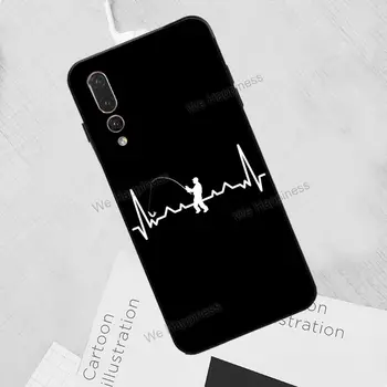 Ribolov srčni Utrip Primeru za Huawei Honor 50 8X 9X 7A Pro 7C 10i 9 10 Lite 8A 8C 8S Y6 Y9 Y7 2019 Nova 5T