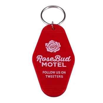 Rosebud Motel Keychain Hotel Rdeča Tipka Obroč Pribor 2021 Slike 2