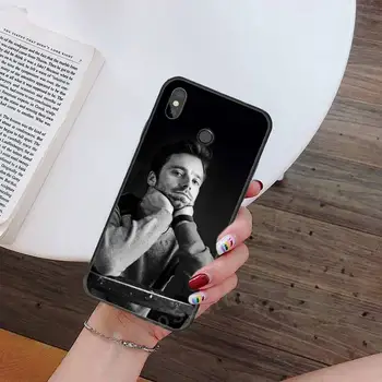 Sebastian Stan Ameriški igralci Primeru Telefon Za Xiaomi Redmi opomba 7 8 9 11 t i 10 pro lite funda lupini coque pokrov Slike 2