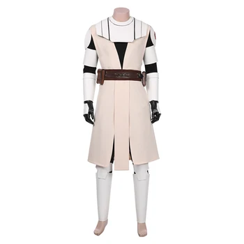 Star Cosplay Wars: The Clone Wars -Obi - Wan Kenobi Cosplay Kostum Plašč Enotne Obleke Halloween Carnival Obleko