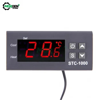 STC 1000 Digitalni Temperaturni Regulator Termostat Thermoregulator Inkubator Rele LED 10A Ogrevanje, Hlajenje STC-1000 12V 24V 220V