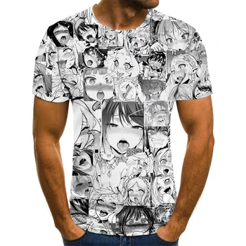 T-shirt poletje 2020 anime vrh kratek rokav modni t-shirt hip hop kratek rokav zabavno priložnostne t-shirt za moške in ženske Slike 2