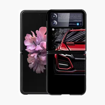 Telefon Primeru Za Samsung Galaxy Ž Ž Flip Flip3 5G Zložljivi Pokrov Black Težko PC Pokrov Coque Tokyo dirkalnika