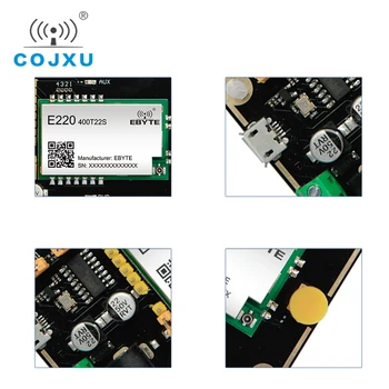 Test Odbor Komplet za Brezžični Serijski Vmesnik Modula E220-400T22S USB Odbor RF Modul cojxu E220-400TBL-01
