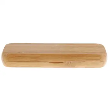 Trajno Najboljših Bambusa Svinčnik Nalivno Pero, Škatla za Shranjevanje Posoda Plovila za Hišo Urad Ornament Bež
