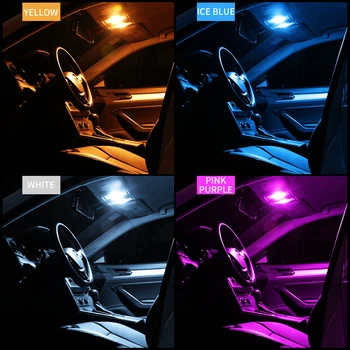 TXWD Canbus LED Notranja Luč Za Fiat Panda 2 3 II III 169 319 312 2003-2018 Vozila Pribor Zemljevid Dome Trunk Žarnice Kit