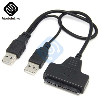 USB 3.0 SATA 7+15Pin USB 2.0 Adapter Kabel Za 2.5 HDD Prenosni Trdi Disk