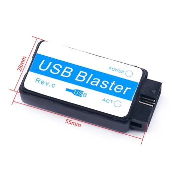 USB Blaster Mini USB Kabel 10-Pin JTAG priključni Kabel za CPLD FPGA NIOS JTAG Programer Podpira Vse ATLERA Naprave