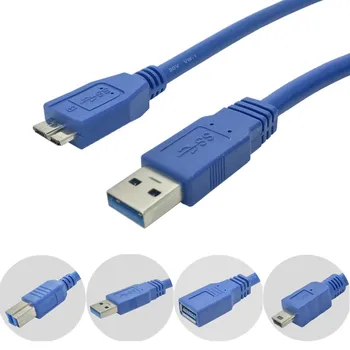 USB Podaljšek USB 3.0 Kabel za Smart TV PS4 Xbox Eno SSD USB3.0 do Extender Podatkovni Kabel Mini USB Podaljšek 0,3 m-5m Slike 2