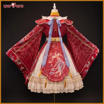UWOWO Lolita Moda Izvirno Obleko Prepovedanem Mestu Kostum Royal Plemiške Obleke Nevesta Poročni Obleki Slike 2