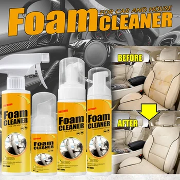 Večnamenska Pene Cleaner Spray Car Interior Cleaner Anti-Aging Zaščita Avtomobila Notranje Čiščenje Doma Pene Razpršilec Limone Dišeče