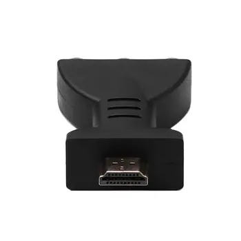 Visoka Kakovost pozlačen HDMI je združljiv-združljiv s 3 RGB RCA Video Audio Adapter AV Component Pretvornik
