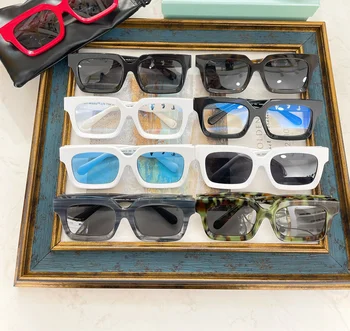 Vrhunska Kvadratnih sončna Očala sončna Očala za moške in ženske Luksuzne blagovne Znamke Oblikovalec Polarizirana sončna Očala Leče 40001U