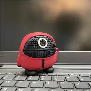 Vroče Lignji Igra Mehki Silikonski Primerih Zaščitna Bluetooth Brezžične Slušalke Cover za Apple Airpods 12 Pro Polnjenje Box