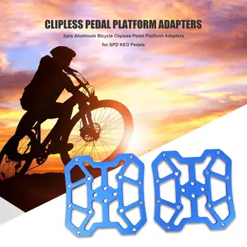 Vroče Prodaje Clipless Pedal Spretno Proizvodnji SPD Kolesarska Pedala KEO Platformo Aluminija Univerzalni Adapterji za Cesto, MTB Kolo Slike 2