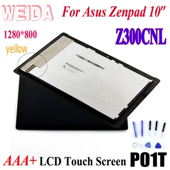 WEIDA Za Asus Zenpad 10 Z300 Z300CNL 1280*800 LCD Zaslon na Dotik Skupščine + Okvir P01T